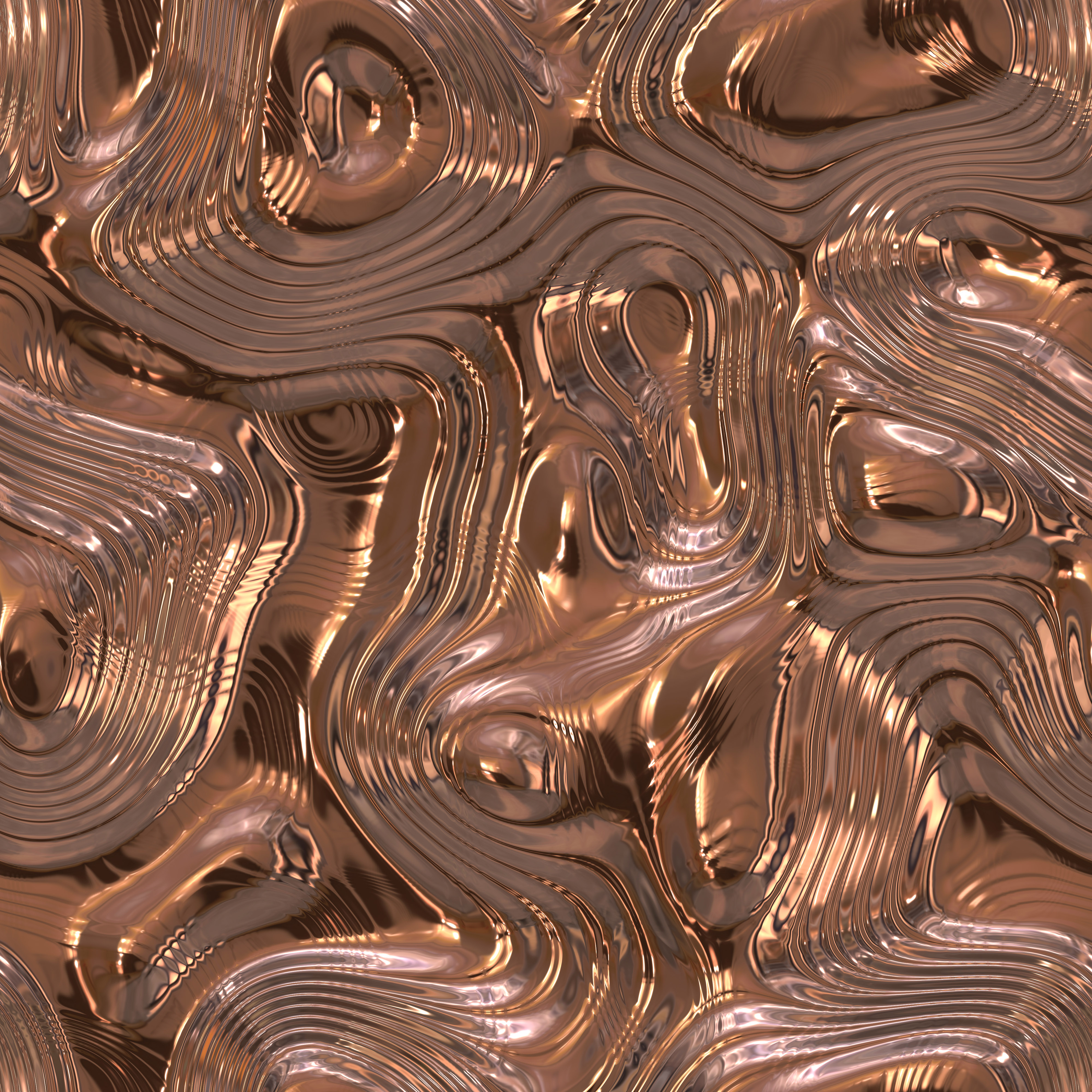 seamless ripples in liquid silver metal texture | www.myfreetextures
