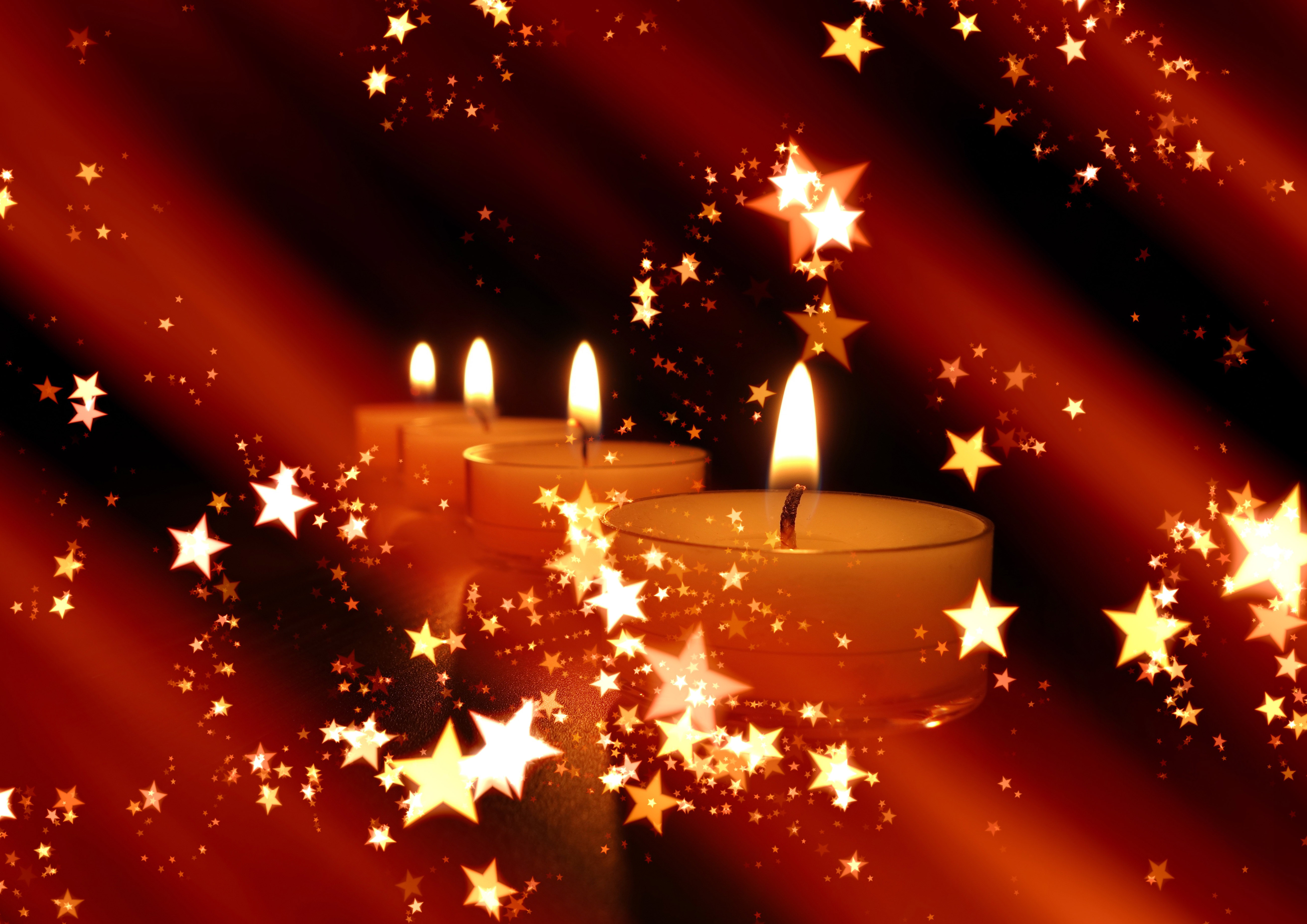 19 Great Candle Themed Free Christmas Wallpaper or Xmas ...