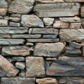 another old dry stone brick wall background texture