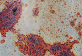 old grungy rusted metal background texture