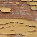 image of old wood with peeling paint background texture