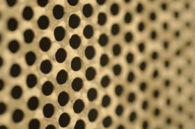 Old brass metal screen mesh texture background