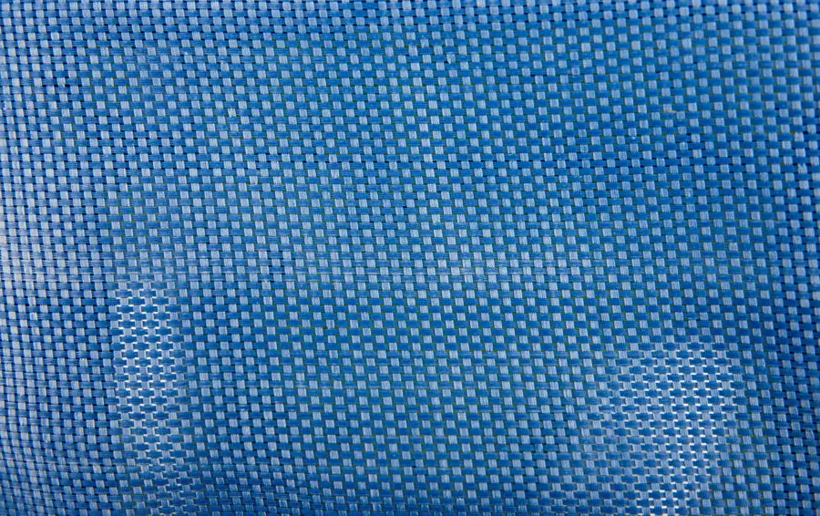 blue plastic woven mesh background texture