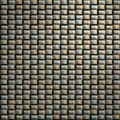 abstract woven metal background texture