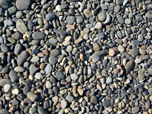 a background image of rounded and worn beach pebbles or stones