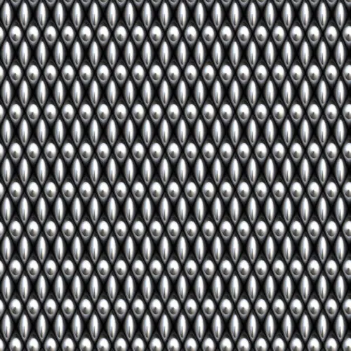 a large image of silver or chrome chain link mesh