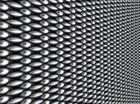 abstract rendered metal mesh background