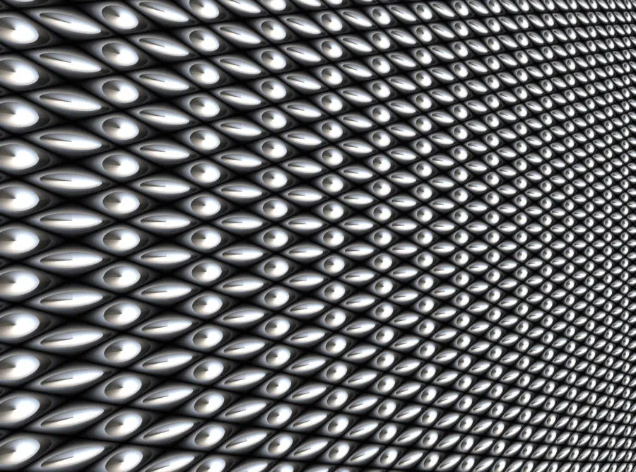 abstract rendered metal mesh background