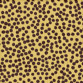 rendered textured background of cheetah fur and spots