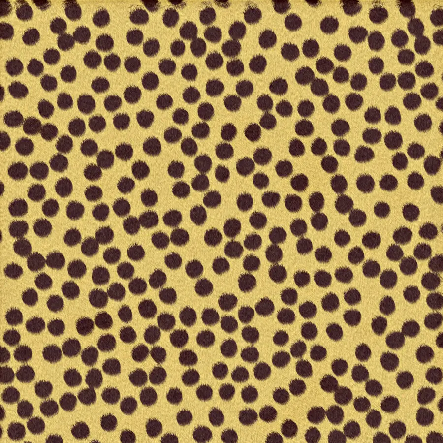 Rendered textured background of cheetah fur and spots