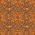 embossed or pressed copper abstract rendered background