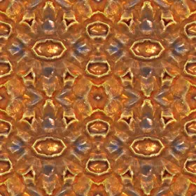 Pressed copper abstract rendered background