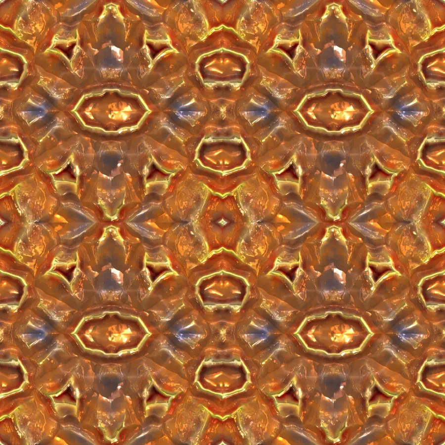 Pressed copper abstract rendered background