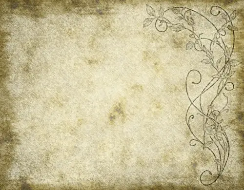 floral paper canvas or parchment