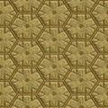 background image of patterned gold metal
