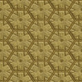 background image of patterned gold metal