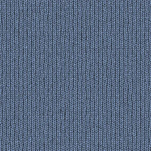 seamless blue knitted wool fabric texture background image