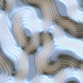 abstract flowing and moving liquid metal