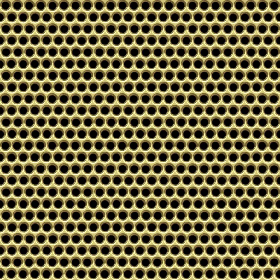 gold metal grid or grill background texture