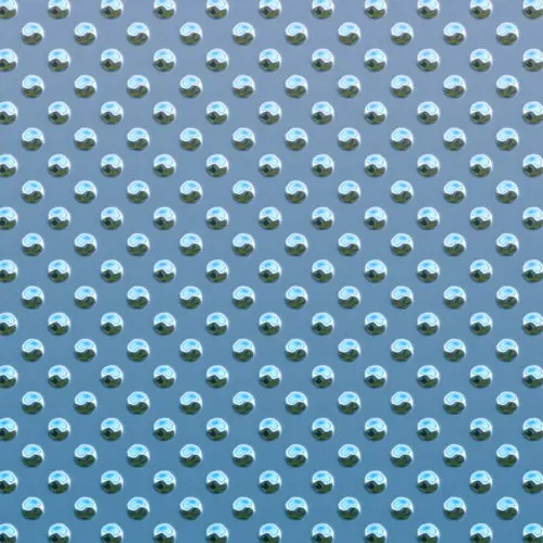 rivets in blue metal background texture