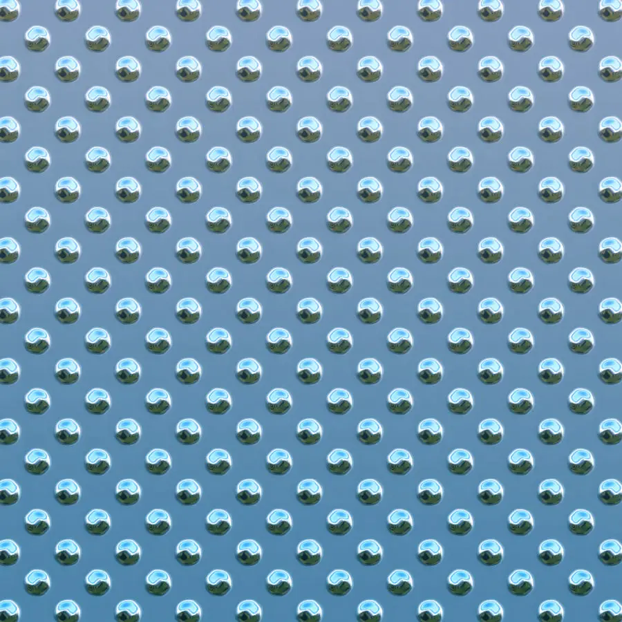 rivets in blue steel metal background texture