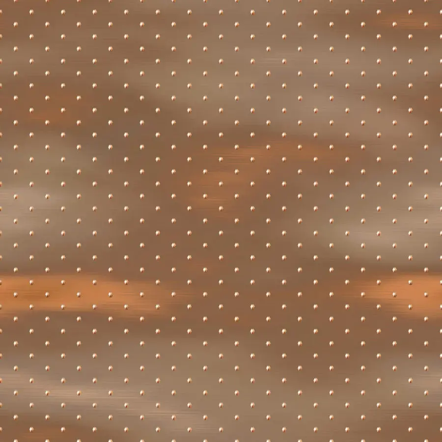 copper metal texture with small stars background
