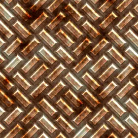 rusting diamond plate metal background texture