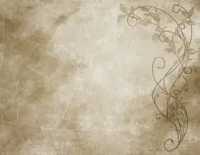 old paper floral parchment background