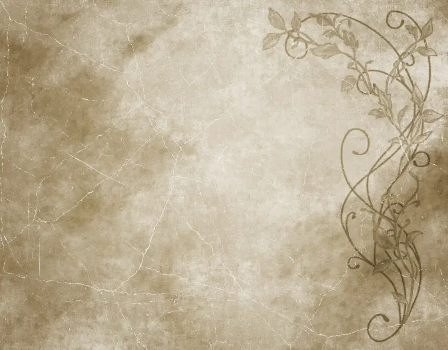 old paper floral parchment background