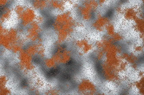 metal generated background texture covered in rust patches