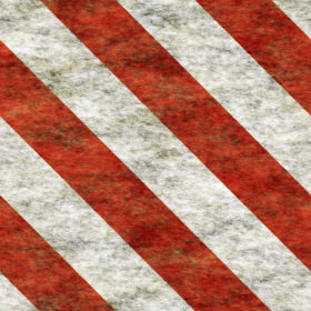 red and white hazard stripes
