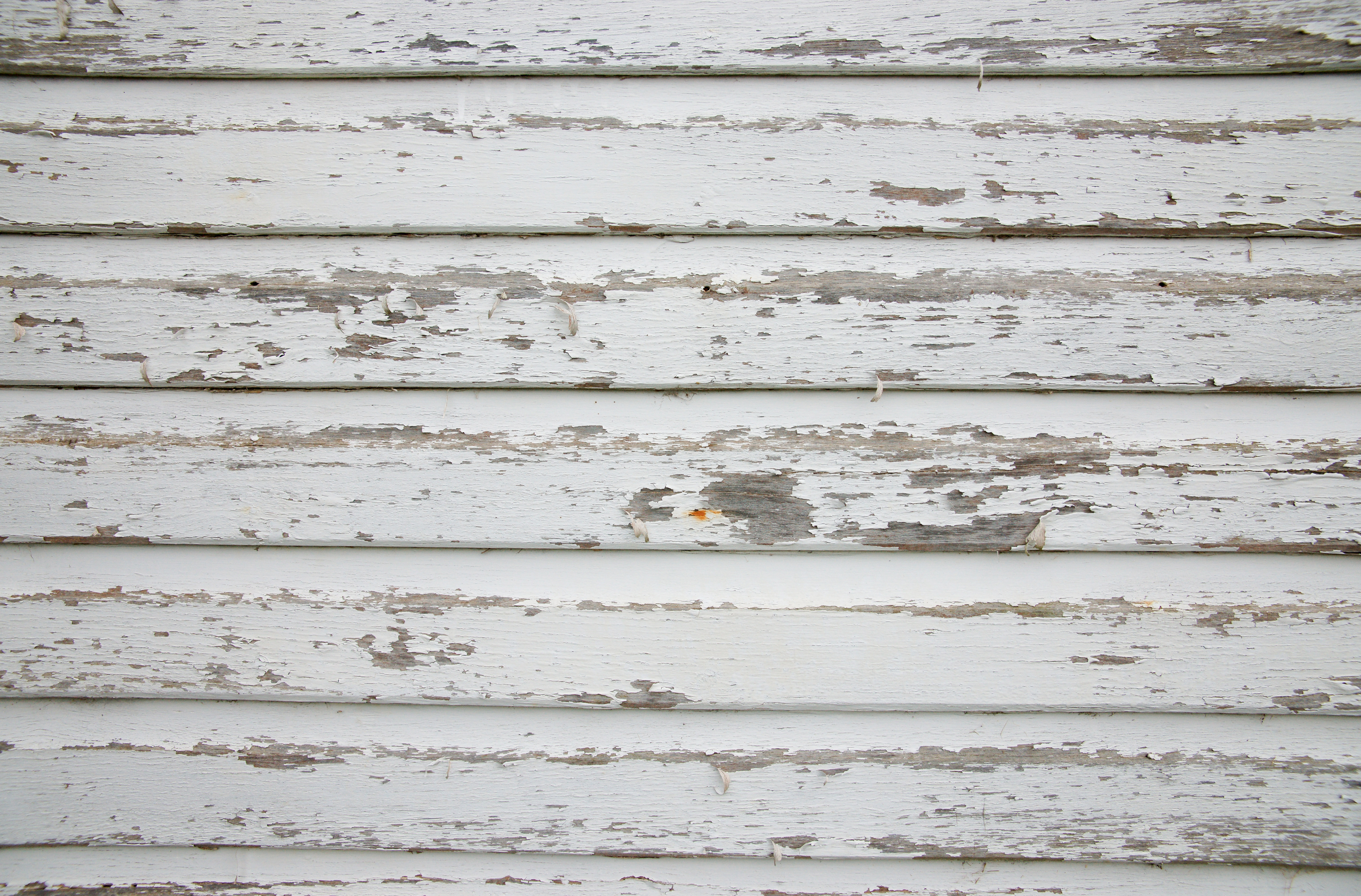 White wood texture for background. Grunge background. Peeling paint on an  old wooden floor. Stock Photo