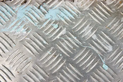 diamond or tread plate metal background texture