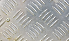 diamond or tread plate metal background texture