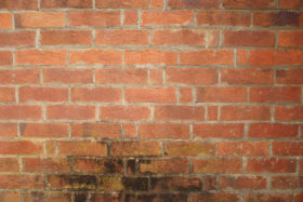 free grungy red brick wall background