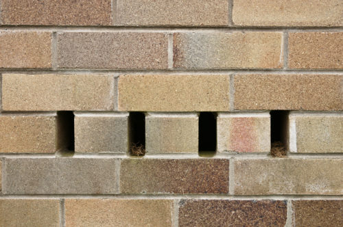 vented brick wall texture