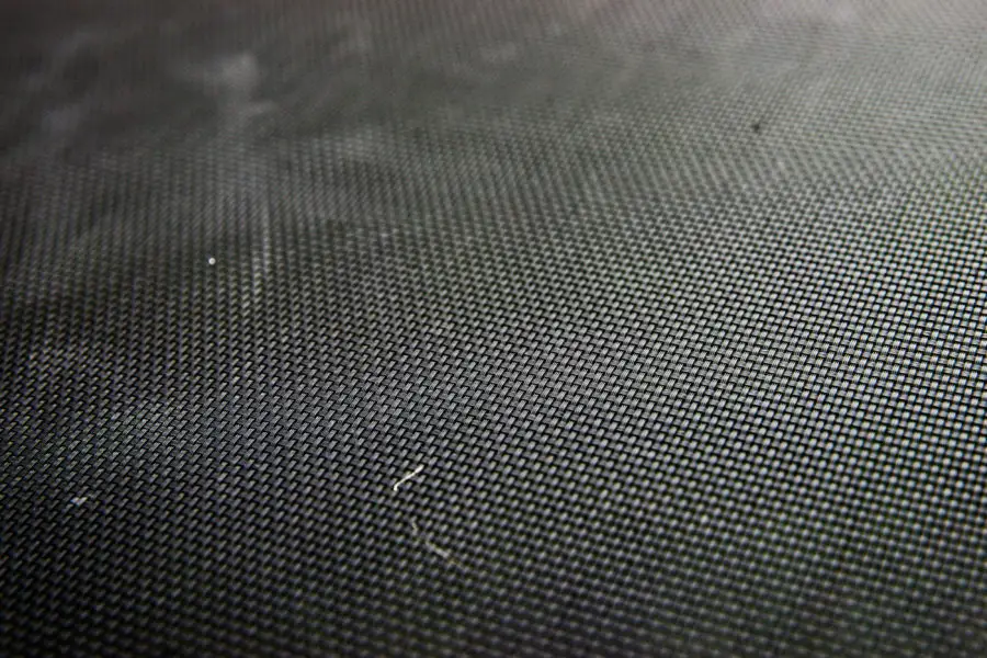 black plastic mesh background