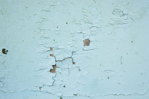 cracked blue paint metal background texture