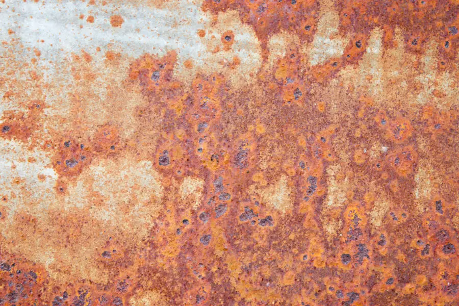 heavily rusted iron metal texture or rust background