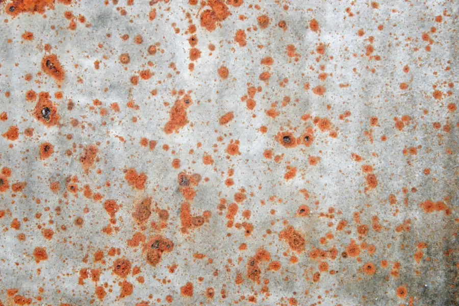 old spotty rust metal background texture