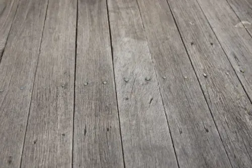 old rough wooden floor boards