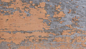 rough old wood background with chipped paint