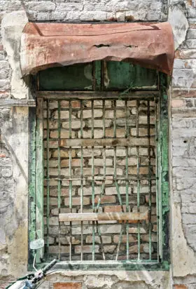 bricked up window in penang