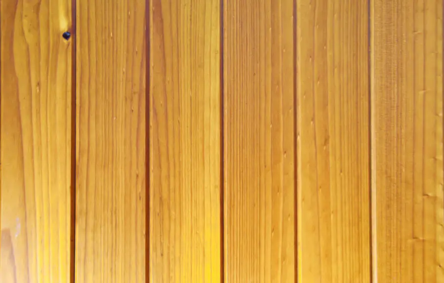 Indoor Fake Wood Paneling Background Texture