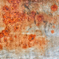 rough red rust on iron background texture