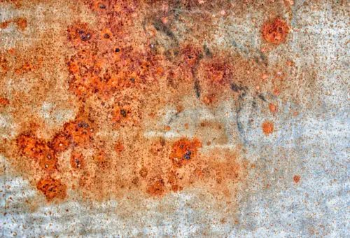 rough red rust on iron background texture