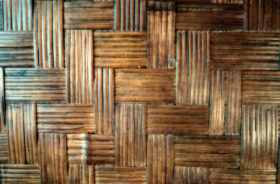 another woven bamboo wooden floor background image