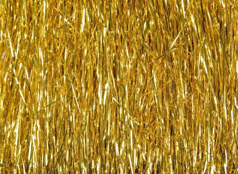 Gold tinsel or streamer texture