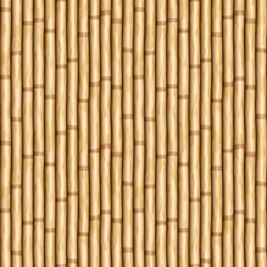 Seamless wood bamboo poles as wall or curtain background