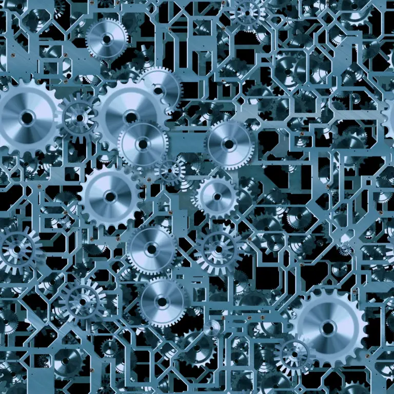 rivets in blue steel metal background texture
